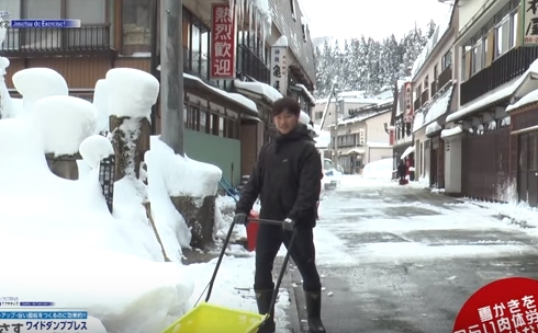000 - 【豪雪地帯】山形県、5つの動作「除雪ｄｅエクササイズ」と言う名の新エクササイズが考案される
