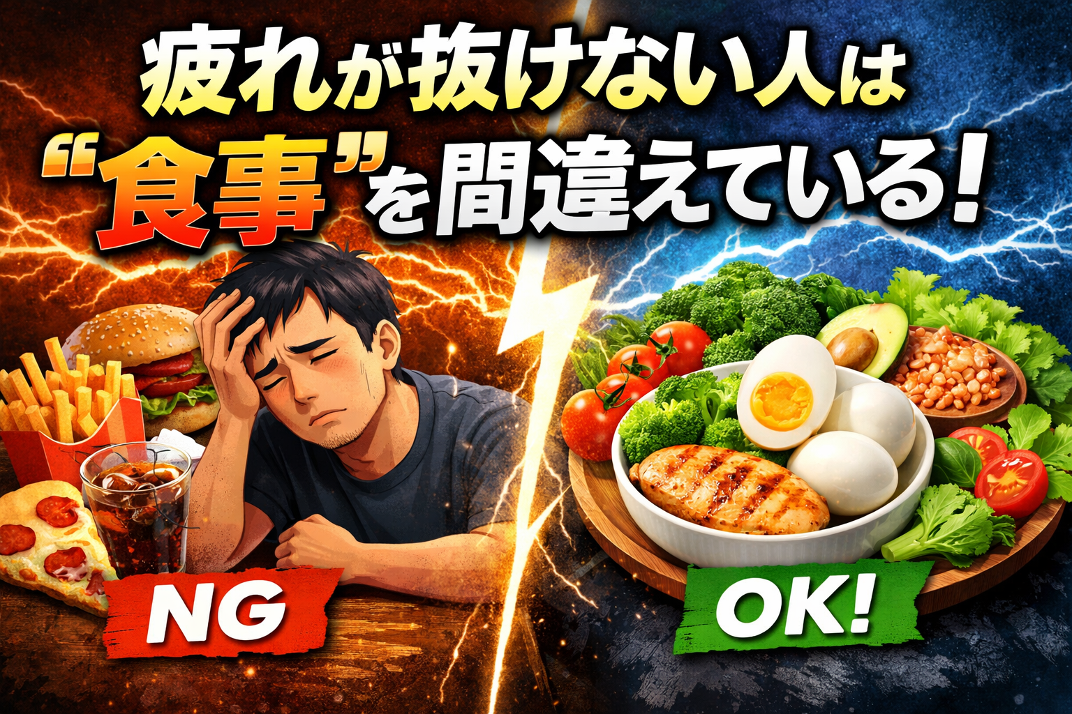 37461499 f66c 4ae8 ae99 ada7d11317ef - 疲れが抜けない人は&ldquo;食事&rdquo;を間違えている