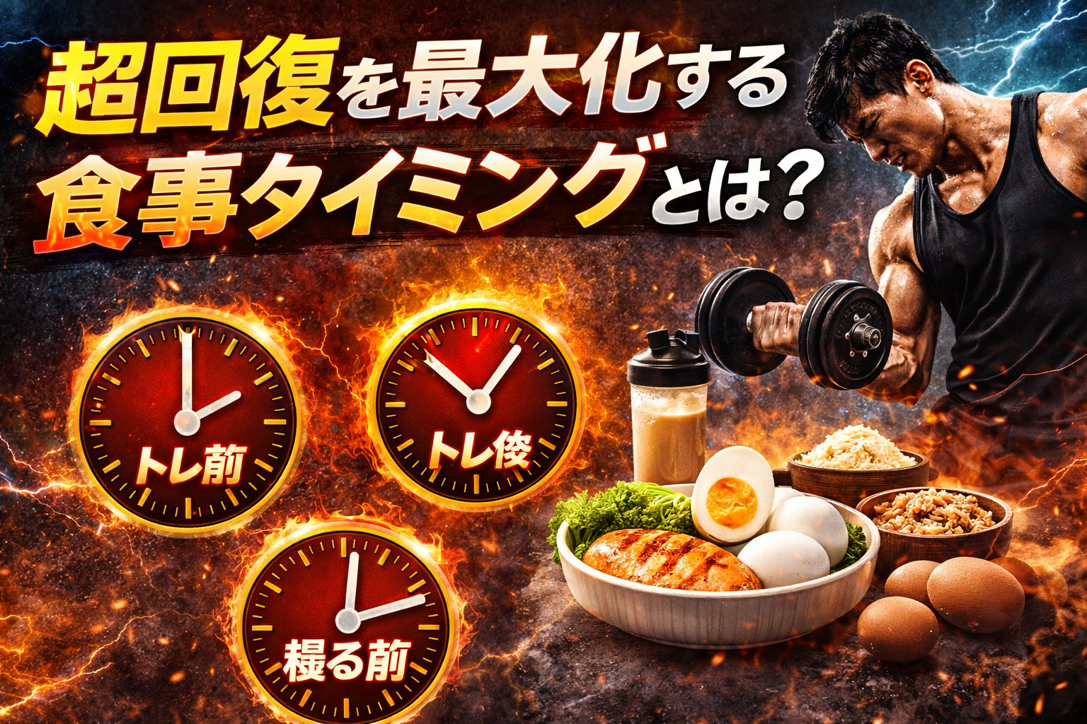 7800e0df 724e 4426 a418 f42d7d3d970f - 超回復を最大化する食事タイミングとは？